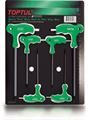 Toptul® 2 Way Ball Point & Hex Key Wrench Set