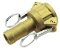 Vale® Brass Type C Hose Tail Lever Coupling