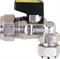 Vale® Mini Angle Reducing Compression Ball Valve for Gas