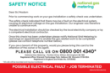 POSSIBLE ELECTRICAL FAULT CARD