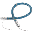Prevost Female Swivel Connection Hose with Steel Safety Cable
