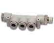 Vale® 5-Way Multiple Male Connector (NPT) Grey Line 