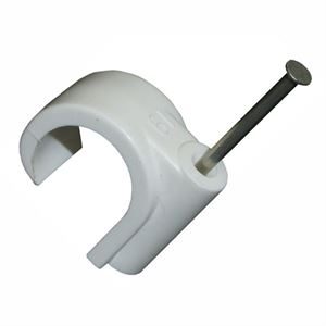 Vale® Plastic Nail-In Pipe Clip