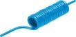 Festo Metric Blue PUN Spiral Polyurethane Tube 1m