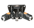 Prevost® BSI Female Thread Two Port Wall Bracket - Two Coupling and Drain