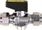 Vale® Mini Compression Foot Mounted Ball Valve for Gas
