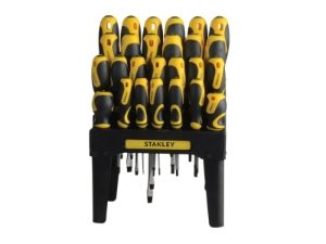 Stanley Tools Screwdriver Set in Rack Set of 26 SL/PH/PZ/TX