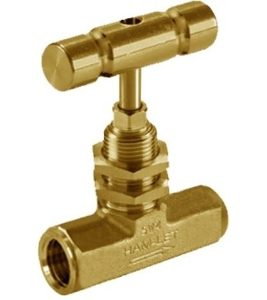 Ham-Let® H-310U Brass Female Needle Valve Non-Rotating Stem